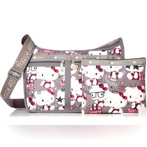LIMITED EDITION - LeSportsac Hello Kitty 45th Anniversary Deluxe Every Day Bag